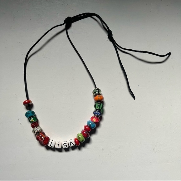 Lisa Glass Bead Necklace - Picture 1 of 2